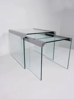 Ensemble de 2 tables d'appoint par Gallotti & Radice
