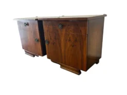 Ensemble de 2 tables de chevet vintage