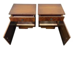 Ensemble de 2 tables de chevet vintage