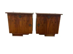 Ensemble de 2 tables de chevet vintage