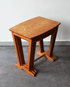 Ensemble de 3 tables gigognes, Danemark, 60’s.