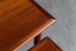Ensemble de 3 tables gigognes, design danois