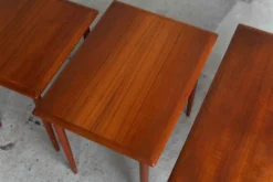 Ensemble de 3 tables gigognes, design danois