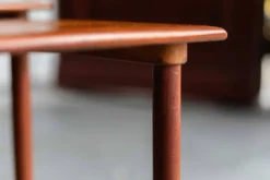 Ensemble de 3 tables gigognes, design danois