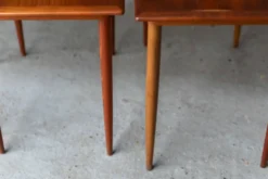 Ensemble de 3 tables gigognes, design danois