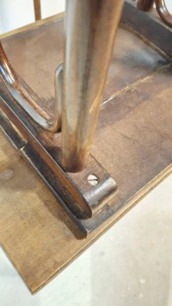 Ensemble de 4 tables gigognes en bois cintré Thonet