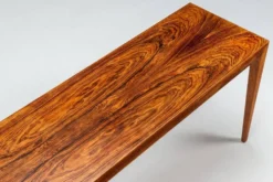Ensemble de 3 tables gigognes en palissandre par Severin Hansen, Haslev, Danemark, 1960.