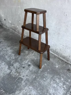 Ensemble de 3 tables gigognes en chêne
