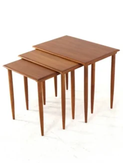Ensemble de tables gigognes 'Fangel' - design danois