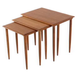 Ensemble de tables gigognes 'Fangel' - design danois
