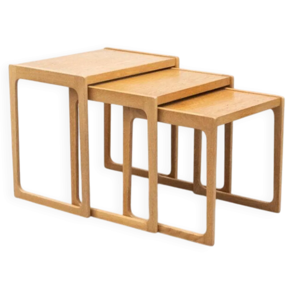 Ensemble de tables gigognes Opal Möbel des années 1960