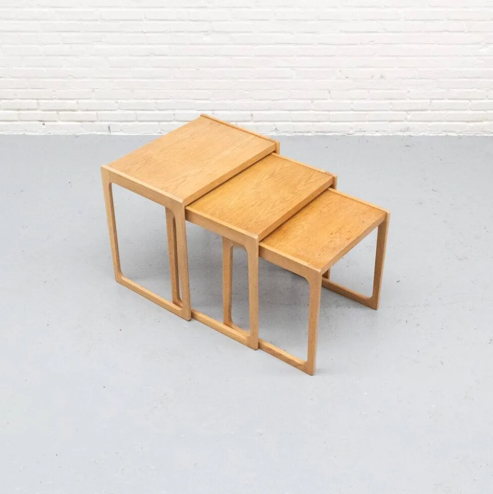 Ensemble de tables gigognes Opal Möbel des années 1960