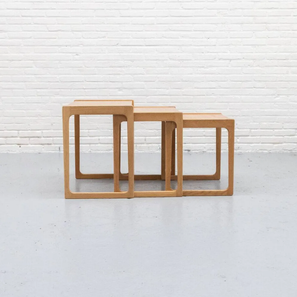 Ensemble de tables gigognes Opal Möbel des années 1960