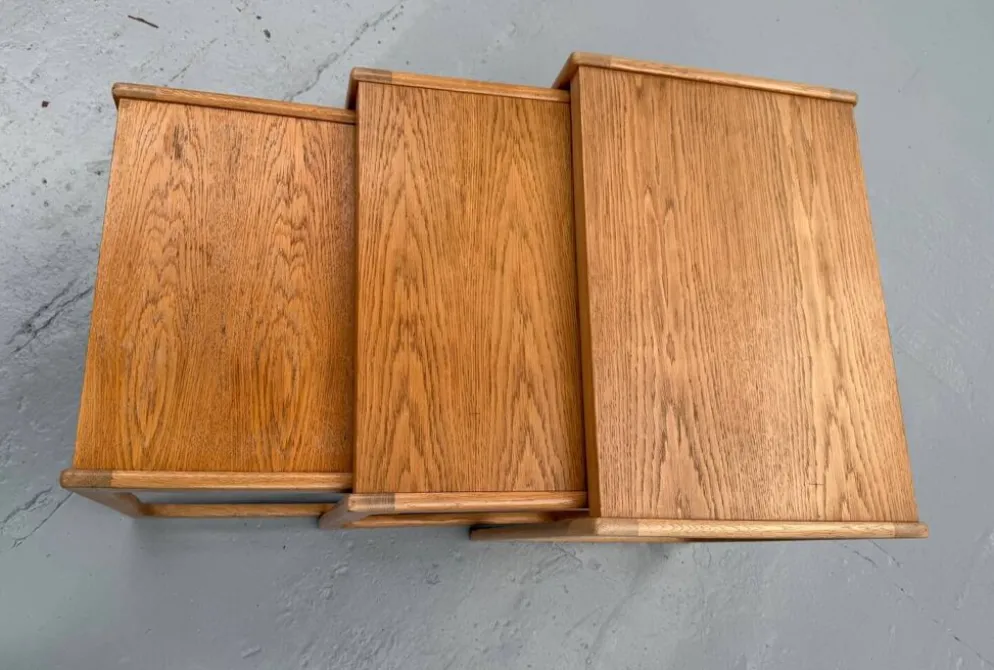 Ensemble de tables gigognes Opal Möbel des années 1960