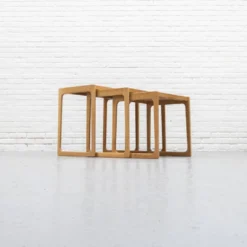 Ensemble de tables gigognes Opal Möbel des années 1960