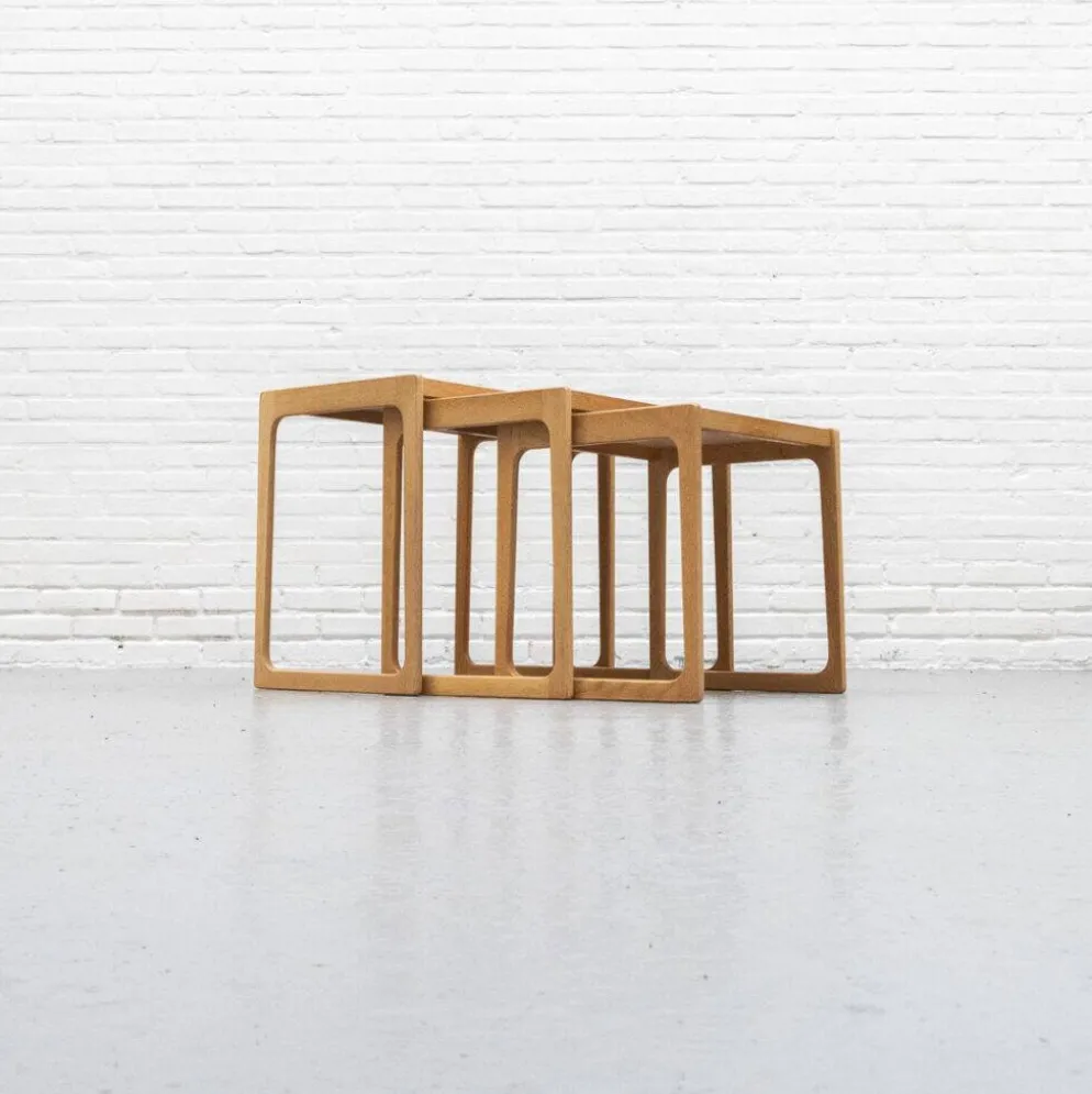 Ensemble de tables gigognes Opal Möbel des années 1960