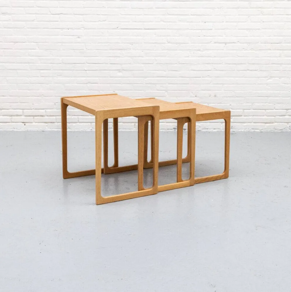 Ensemble de tables gigognes Opal Möbel des années 1960