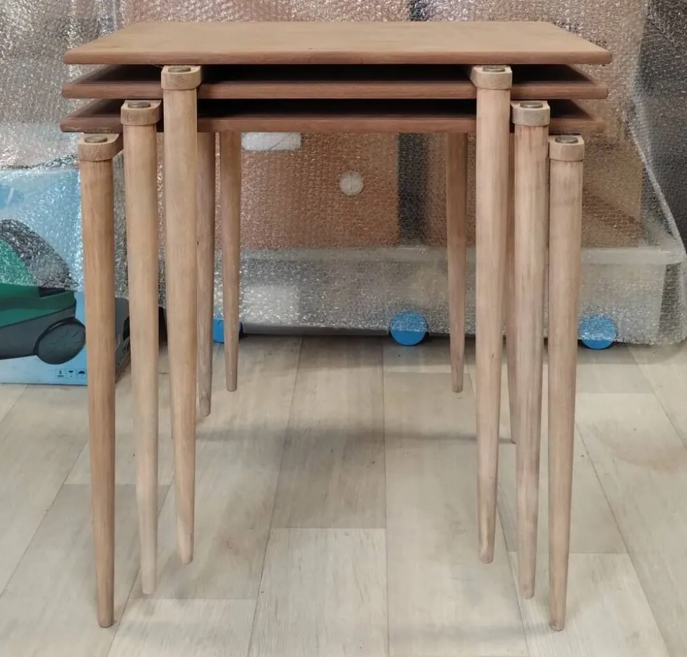Ensemble de 3 tables gigognes Opal Mobel