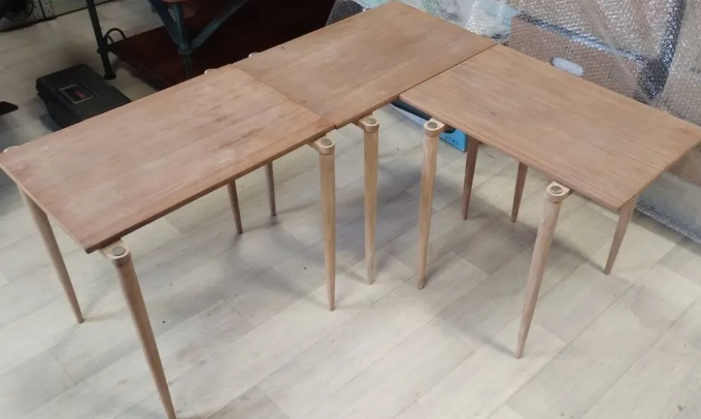 Ensemble de 3 tables gigognes Opal Mobel