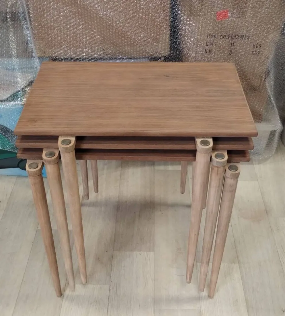Ensemble de 3 tables gigognes Opal Mobel