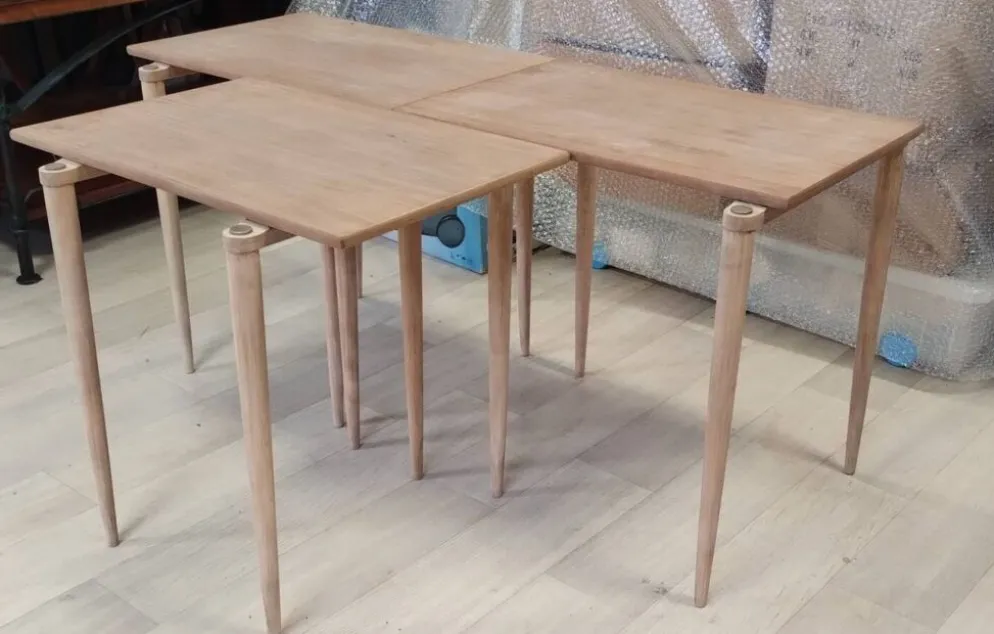 Ensemble de 3 tables gigognes Opal Mobel