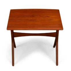 Ensemble de 3 tables gigognes par Johannes Andersen pour CFC Silkeborg, années 1960.