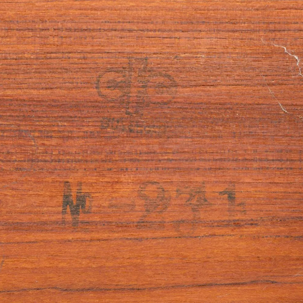 Ensemble de 3 tables gigognes par Johannes Andersen pour CFC Silkeborg, années 1960.