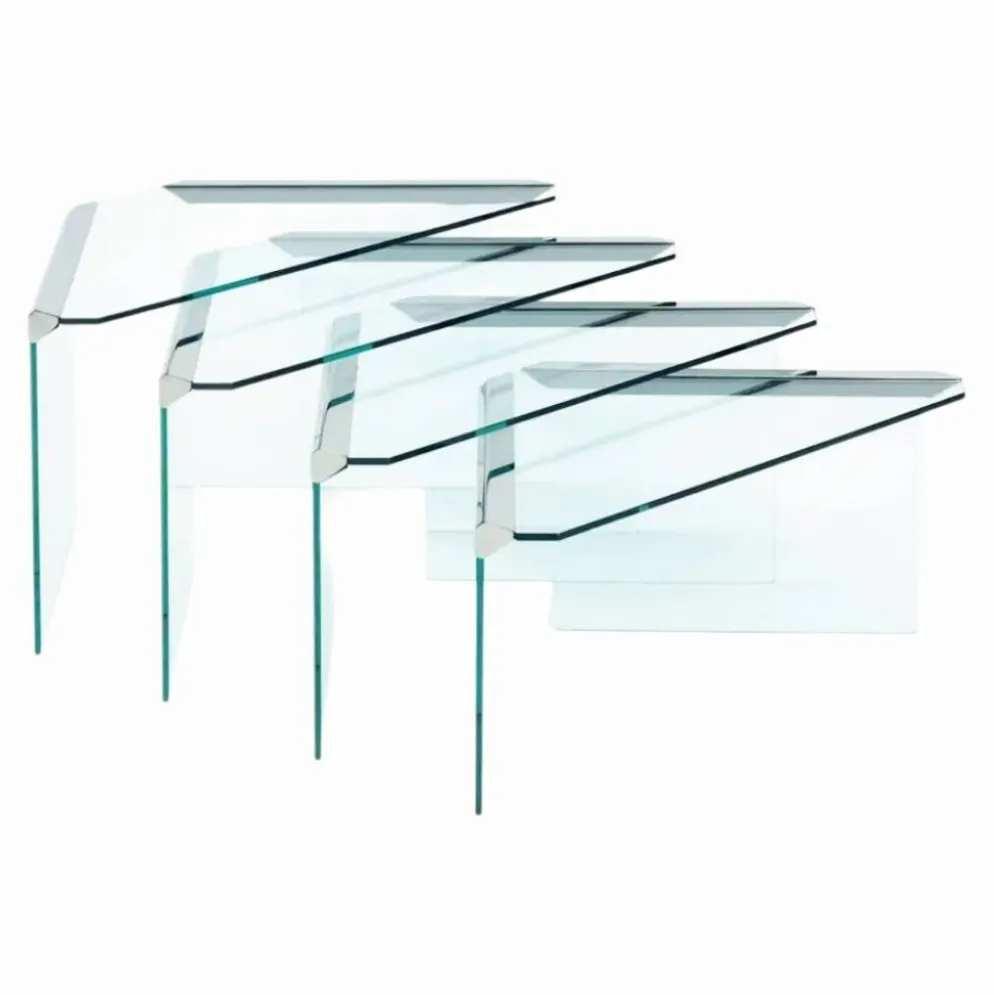 Ensemble de 4 tables gigognes, Pierangelo Galotti – Circa 1970