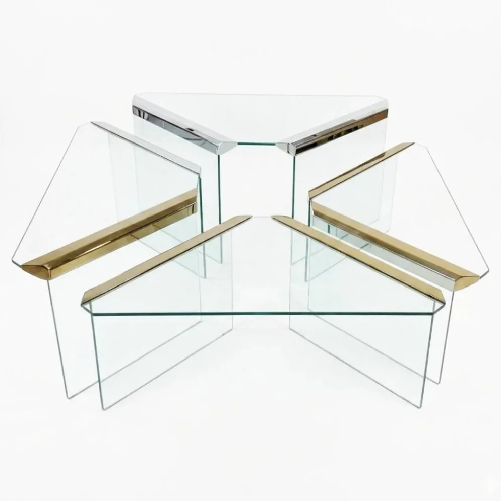 Ensemble de 4 tables gigognes, Pierangelo Galotti – Circa 1970