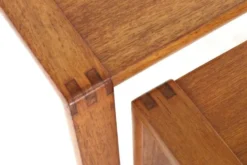 Ensemble de 2 tables gigognes - teck - design danois