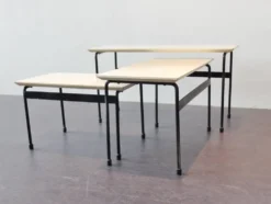 Ensemble de 3 tables gigognes Twello par Martin Visser pour 't Spectrum, années 1950