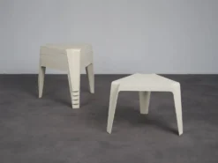 Ensemble de 6 tables modulaires par Helmut Bätzner pour Bofinger, Allemagne, années 1970.