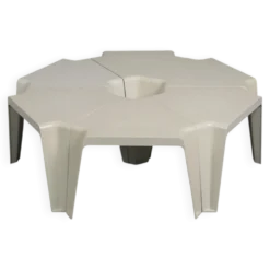Ensemble de 6 tables modulaires par Helmut Bätzner pour Bofinger, Allemagne, années 1970.