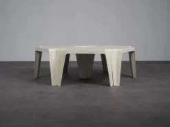 Ensemble de 6 tables modulaires par Helmut Bätzner pour Bofinger, Allemagne, années 1970.