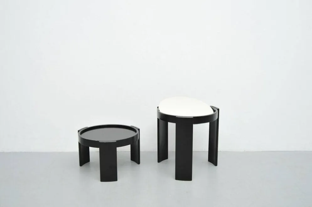 Ensemble de tables 2x Modèle 780/783 par Gianfranco Frattini pour Cassina