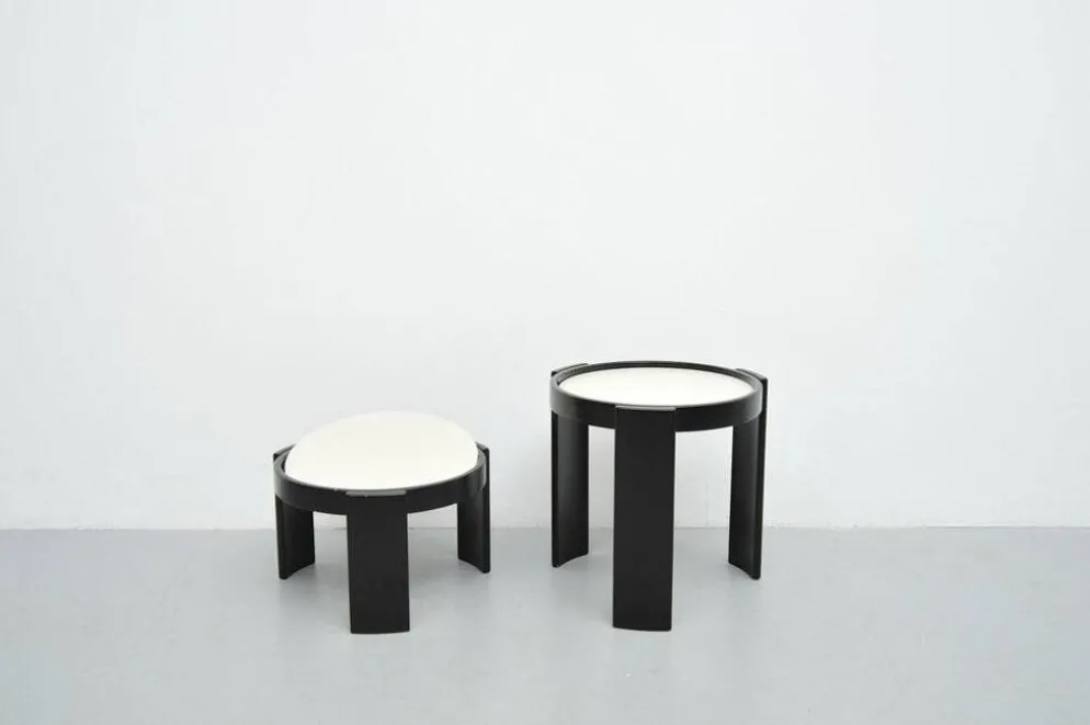 Ensemble de tables 2x Modèle 780/783 par Gianfranco Frattini pour Cassina