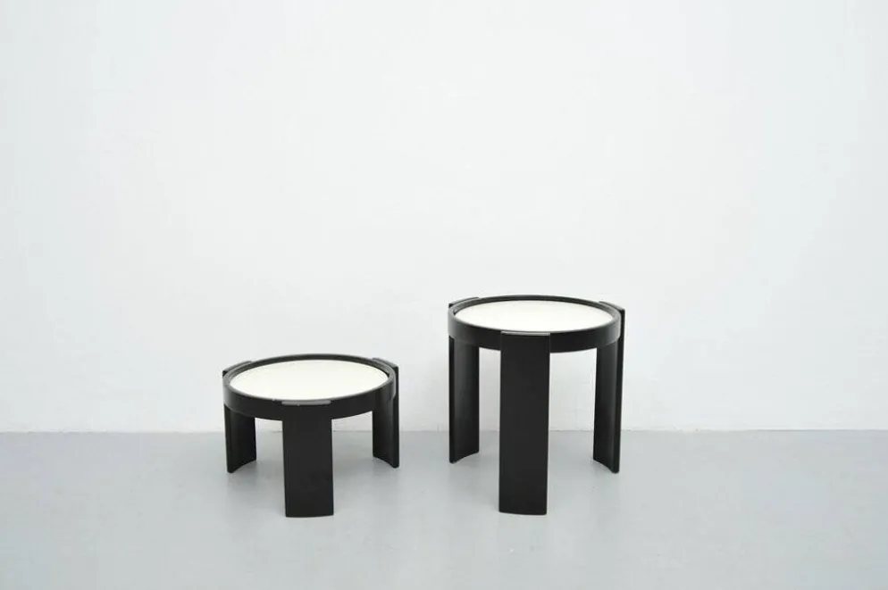 Ensemble de tables 2x Modèle 780/783 par Gianfranco Frattini pour Cassina