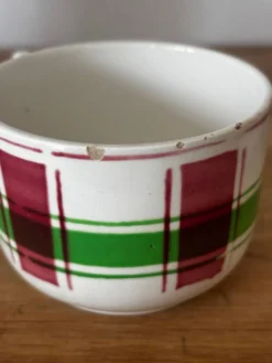 Ensemble de 5 tasses anciennes Sarreguemines Sousse