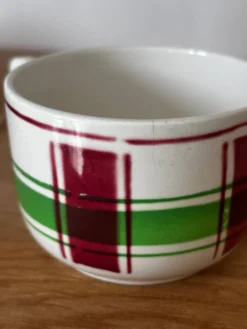 Ensemble de 5 tasses anciennes Sarreguemines Sousse
