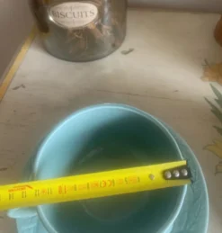 Ensemble de 4 tasses à bouillon / consommés et sous-tasses en céramiqu