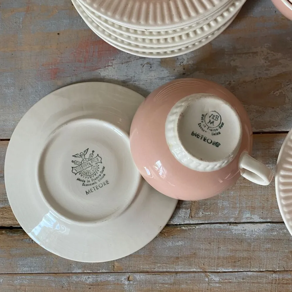 Ensemble de tasses et soucoupes Villeroy et Boch