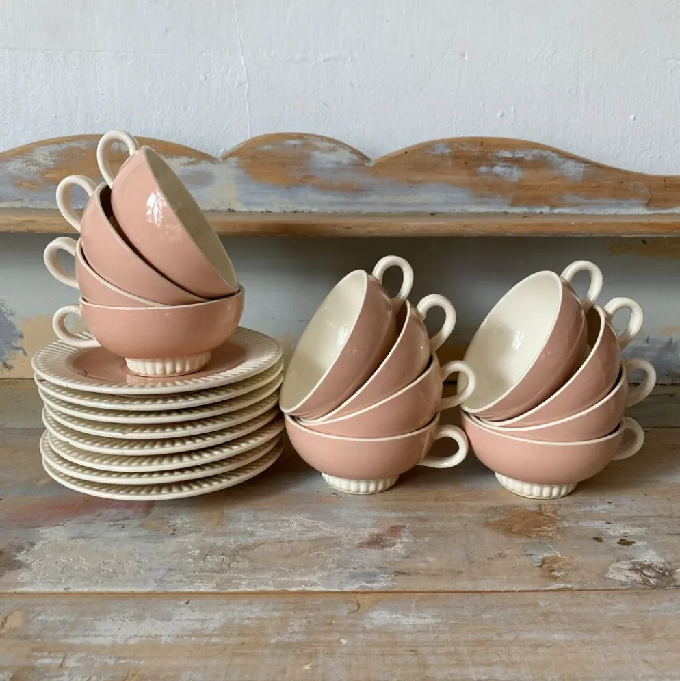 Ensemble de tasses et soucoupes Villeroy et Boch
