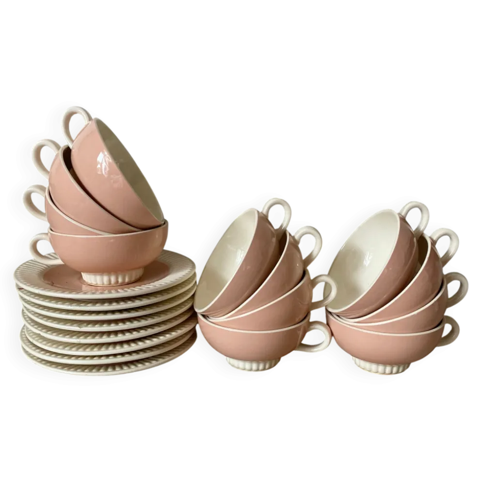 Ensemble de tasses et soucoupes Villeroy et Boch