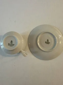Ensemble de 6 tasses et sous-tasses en porcelaine Winterling Bavaria