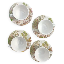 Ensemble de 4 Tasses rétro