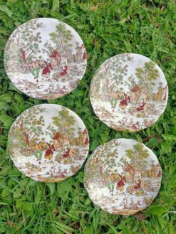 Ensemble de 4 Tasses rétro