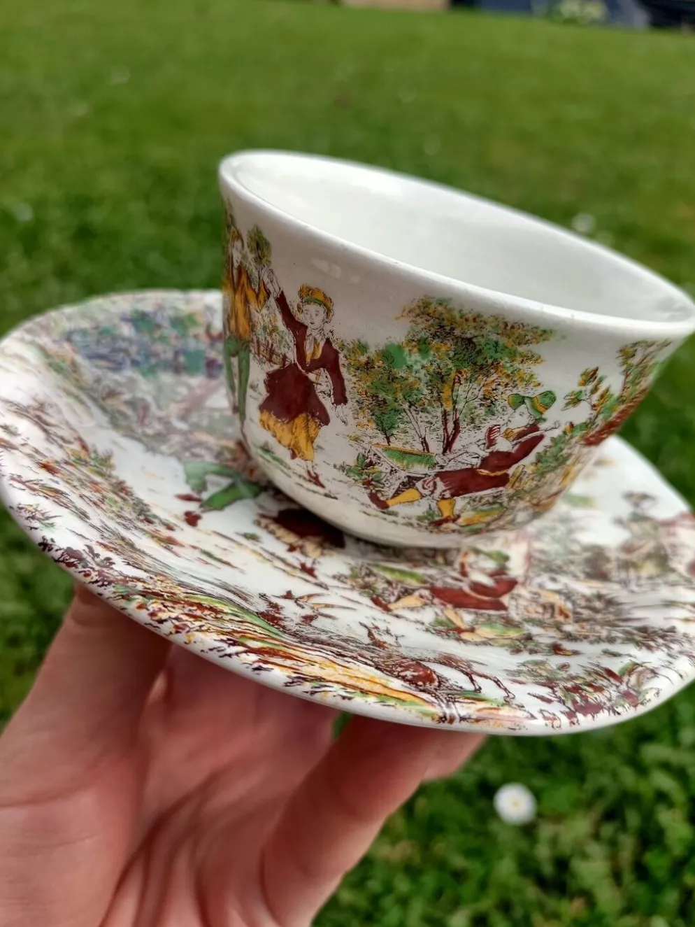 Ensemble de 4 Tasses rétro