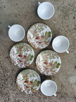 Ensemble de 4 Tasses rétro