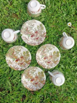 Ensemble de 4 Tasses rétro