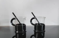 Ensemble de 2 tasses vintage années 80
